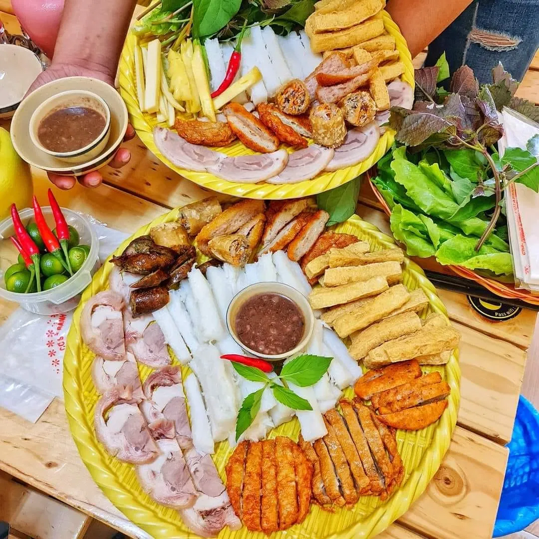 Bún đậu mắm tôm - ẩm thực Bắc (Ảnh: Internet)