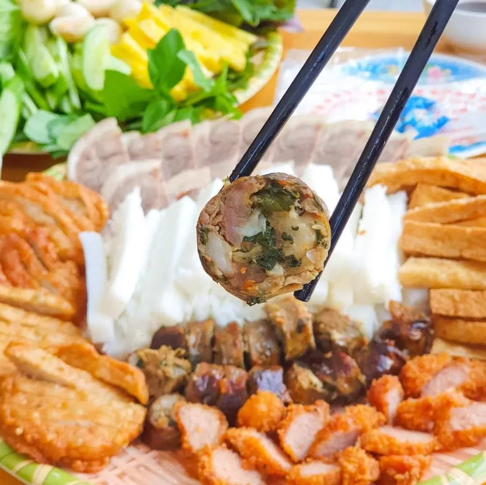 Bún đậu nàng Hương (Ảnh: Internet)