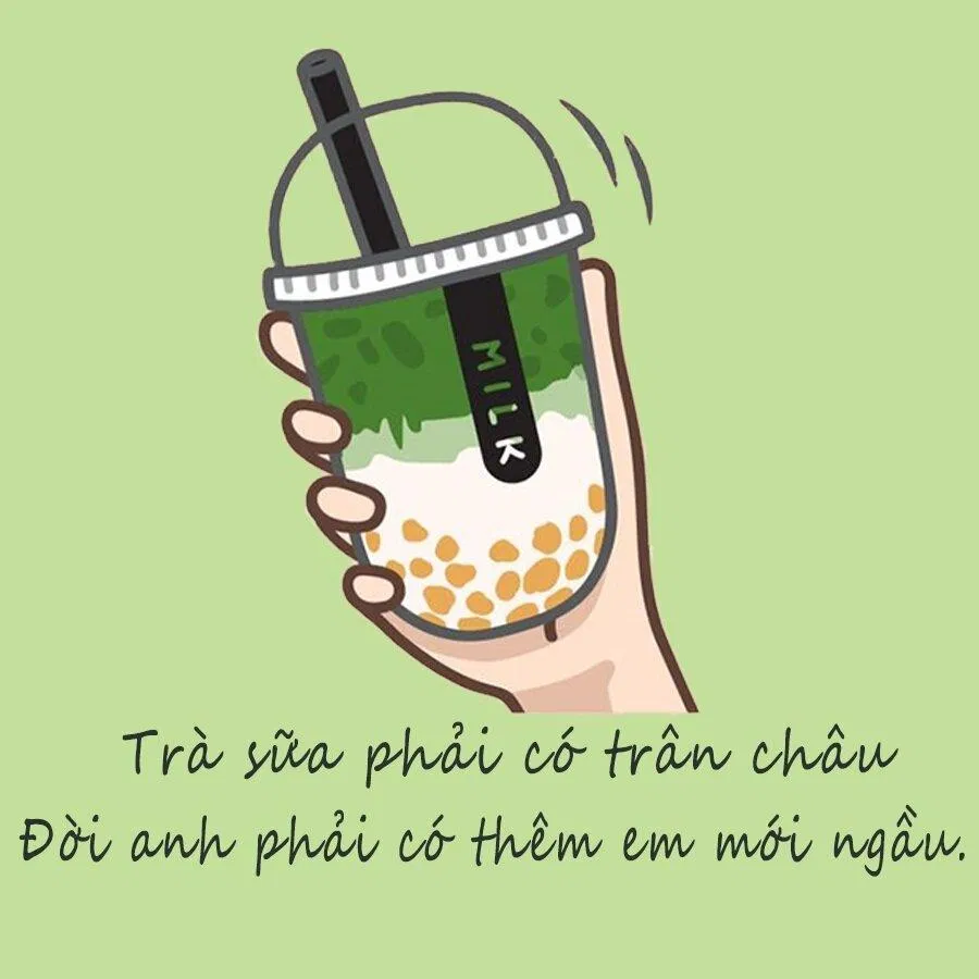 Cap thả thính hài hước bằng đồ uống (Ảnh: Internet) Cap thả thính hài hước bằng đồ uống (Ảnh: Internet)