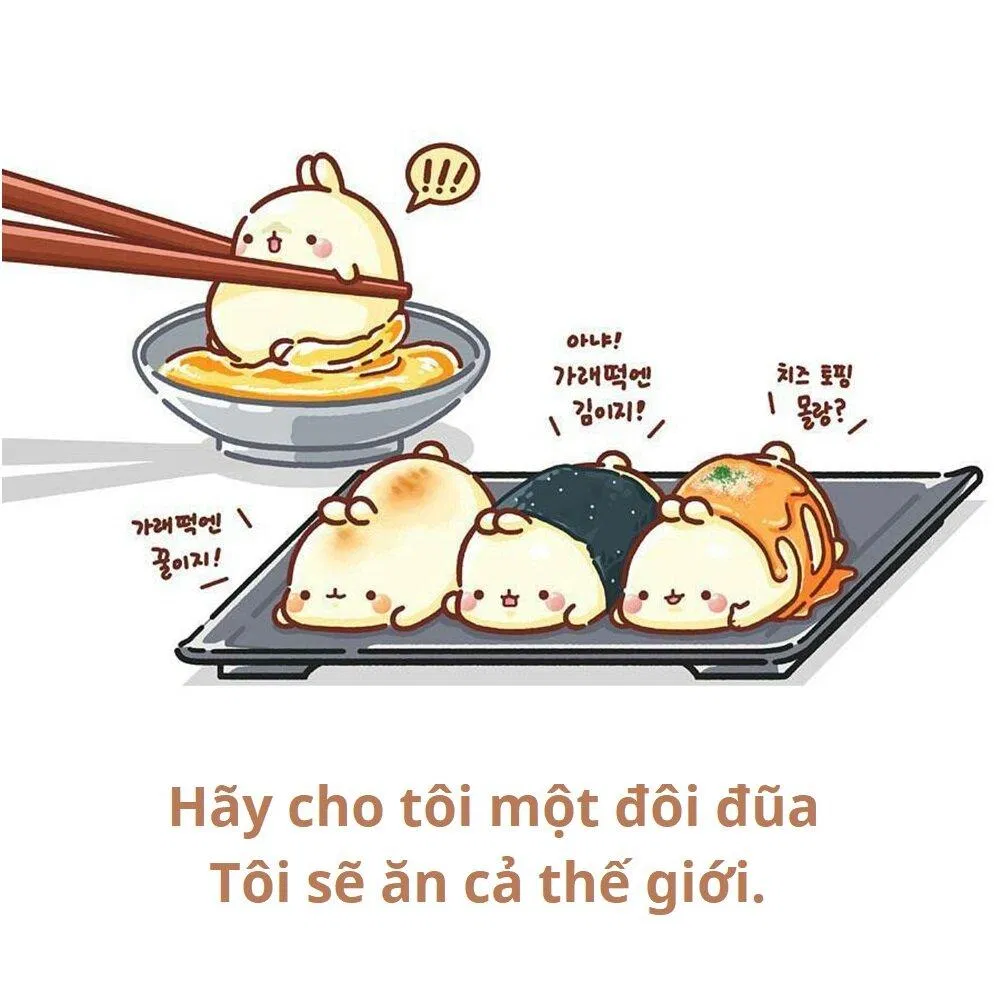 Stt thả thính bằng đồ ăn