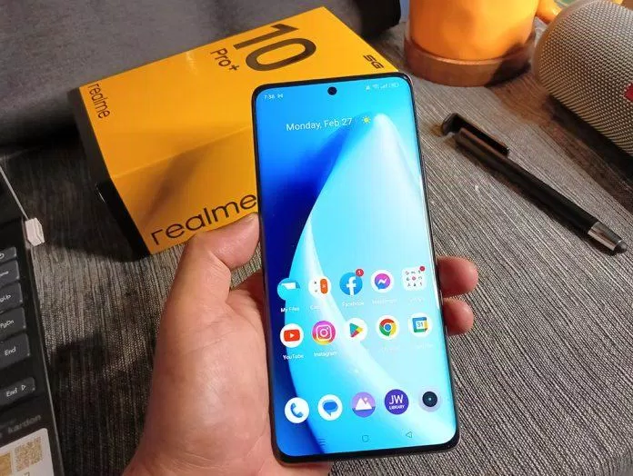 Điện thoại Realme 10 Pro+ (Ảnh: Internet) Điện thoại Realme 10 Pro+ (Ảnh: Internet)