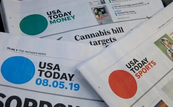 Gannett là tập đoàn báo chí lớn nhất tại Mỹ, hiện đang sở hữu tờ USA Today - một trong những tờ báo nhiều người đọc nhất ở Mỹ (Ảnh: Internet) Gannett là tập đoàn báo chí lớn nhất tại Mỹ, hiện đang sở hữu tờ USA Today - một trong những tờ báo nhiều người đọc nhất ở Mỹ (Ảnh: Internet)