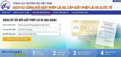 Tra cứu tiến độ đổi giấy phép lái xe online (Ảnh: Internet)