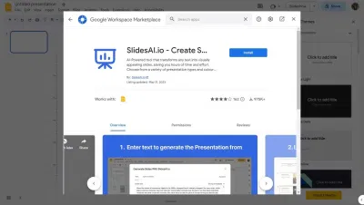 Cài đặt và sử dụng SlidesAI cho Google Slides (Ảnh: Internet( Cài đặt và sử dụng SlidesAI cho Google Slides (Ảnh: Internet(