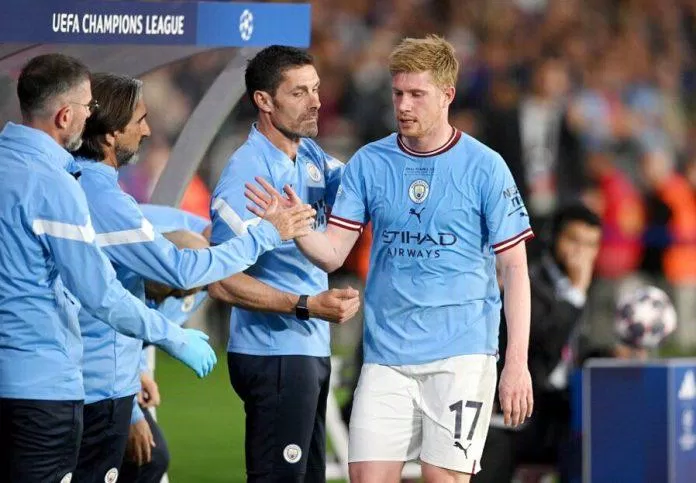 Chấn thương của De Bruyne nghiêm trọng hơn dự kiến (Ảnh: Internet) Chấn thương của De Bruyne nghiêm trọng hơn dự kiến (Ảnh: Internet)