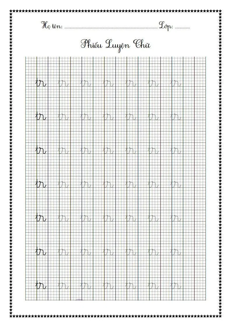 Bộ tập tô chữ cái cho bé 5 tuổi đầy đủ, full 4K chuẩn nhất 2023 (Ảnh: Internet)