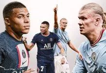 Haaland và Mbappe, ai giỏi hơn? (Ảnh: Internet)