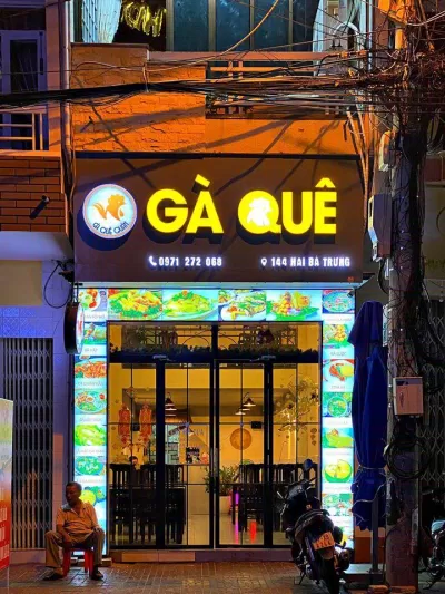 Gà quê quán Quy Nhơn. (Ảnh: Internet)