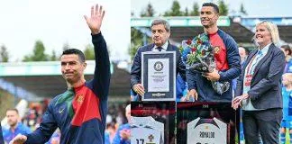Ronaldo được xác nhận kỷ lục Guinness (Ảnh: Internet)