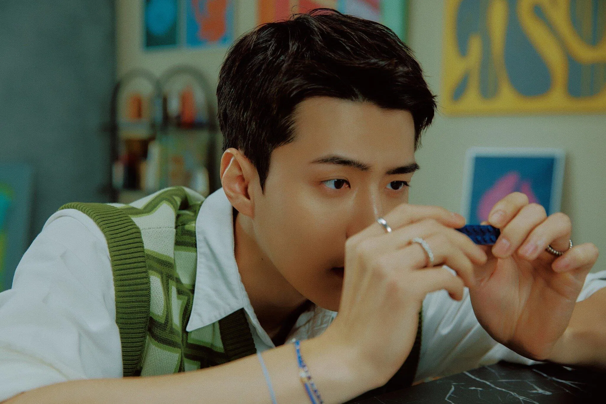 (Nhan sắc của SEHUN khiến fan điêu đứng. Ảnh: Facebook EXO) (Nhan sắc của SEHUN khiến fan điêu đứng. Ảnh: Facebook EXO)