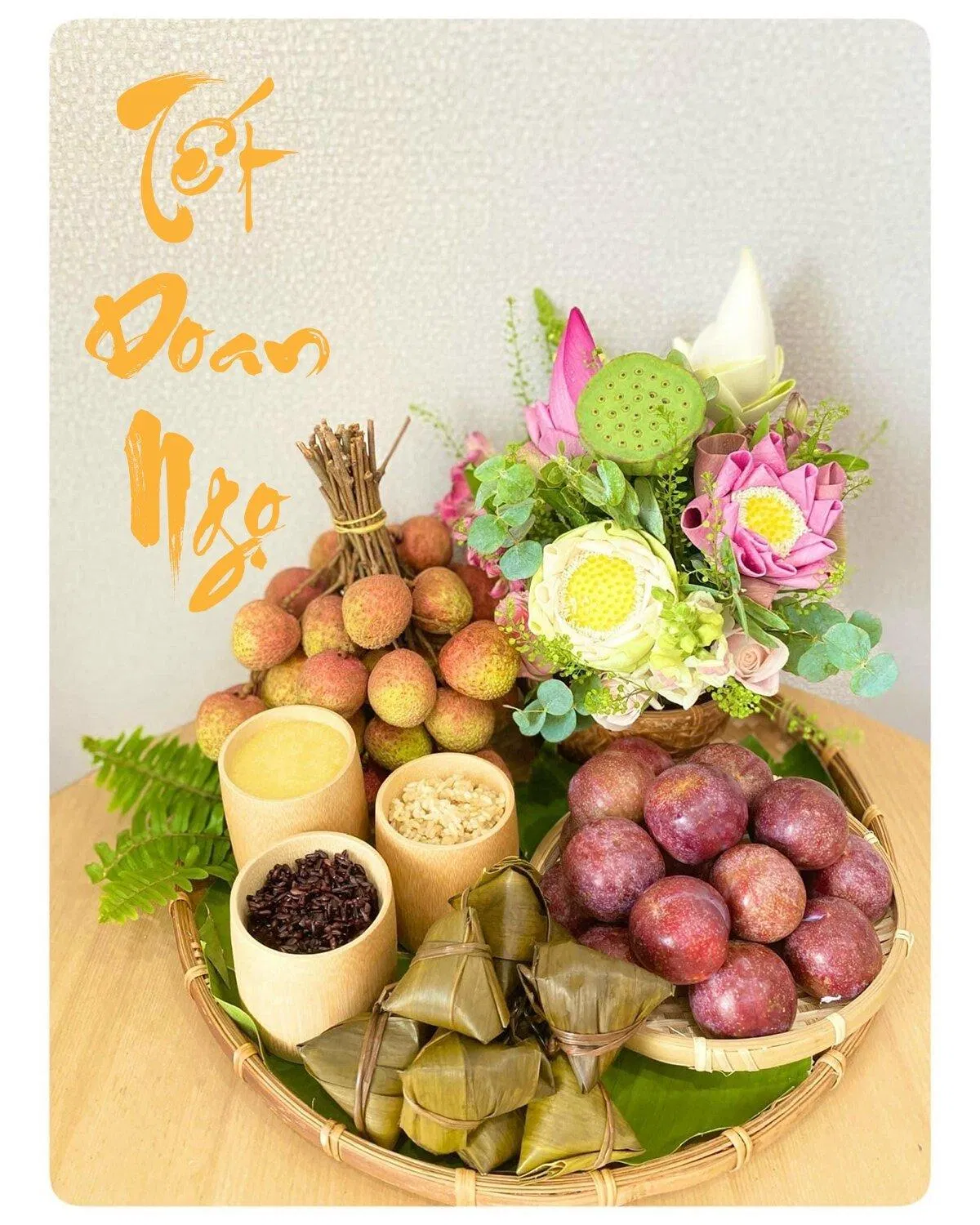 Mâm cúng Tết Đoan Ngọ (Ảnh: Internet)