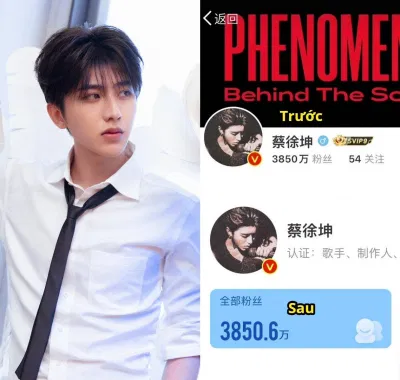 Thái Từ Khôn bất ngờ tăng follow khi scandal nổ ra (Ảnh: Internet)