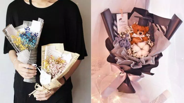 Kích cỡ bó hoa tặng tốt nghiệp phù hợp (Ảnh: Internet) Kích cỡ bó hoa tặng tốt nghiệp phù hợp (Ảnh: Internet)