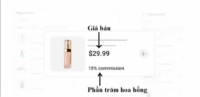 Giá bán và hoa hồng của sản phẩm được ghi rõ (Ảnh: BlogAnChoi) Giá bán và hoa hồng của sản phẩm được ghi rõ (Ảnh: BlogAnChoi)