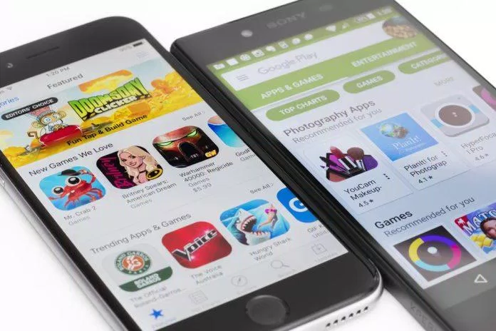 App Store và Google Play Store có nhiều ứng dụng khác nhau (Ảnh: Internet)