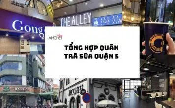Ảnh bìa tổng hợp 15 quán trà sữa quận 5