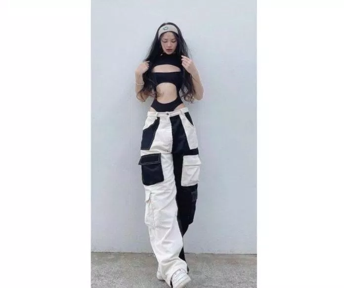 Jumpsuits cut out mix cùng quần túi hộp