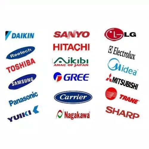 Các hãng máy lạnh lớn (Nguồn: Internet) Các hãng máy lạnh nổi tiếng (Nguồn: Internet)