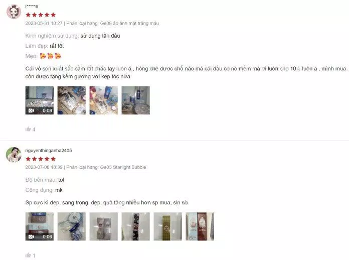 Đánh giá của người dùng. (Nguồn: internet) Đánh giá của người dùng. (Nguồn: internet)