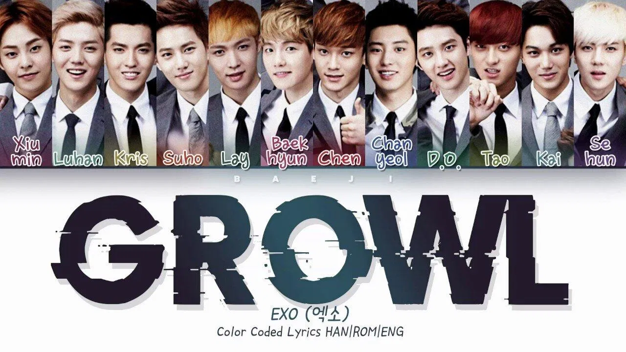 Growl - EXO (Ảnh: Internet) Growl - EXO (Ảnh: Internet)