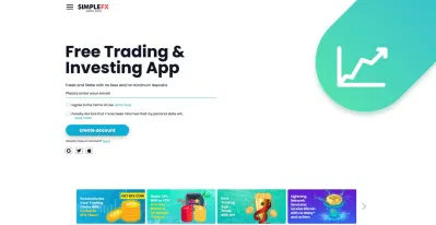 Nền tảng giao dịch tiền điện tử và forex SimpleFX (Ảnh: Internet) Nền tảng giao dịch tiền điện tử và forex SimpleFX (Ảnh: Internet)