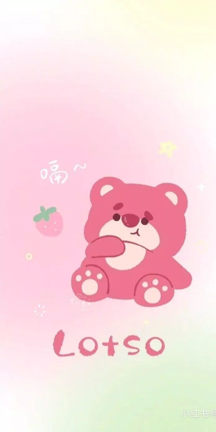 Những hình nền điện thoại gấu dâu cute ngầu full HD, 4K mới nhất 2023 (Ảnh: Internet)