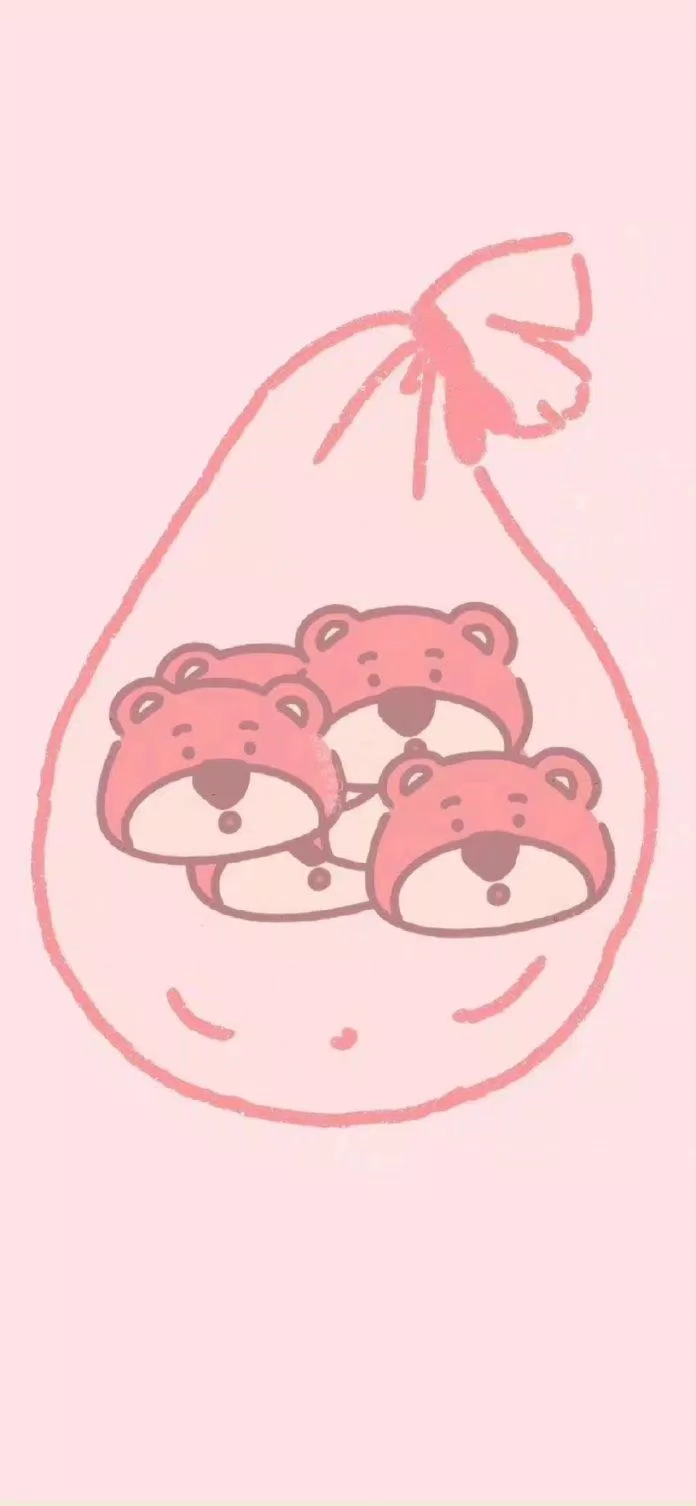 Những hình nền điện thoại gấu dâu cute ngầu full HD, 4K mới nhất 2023 (Ảnh: Internet)