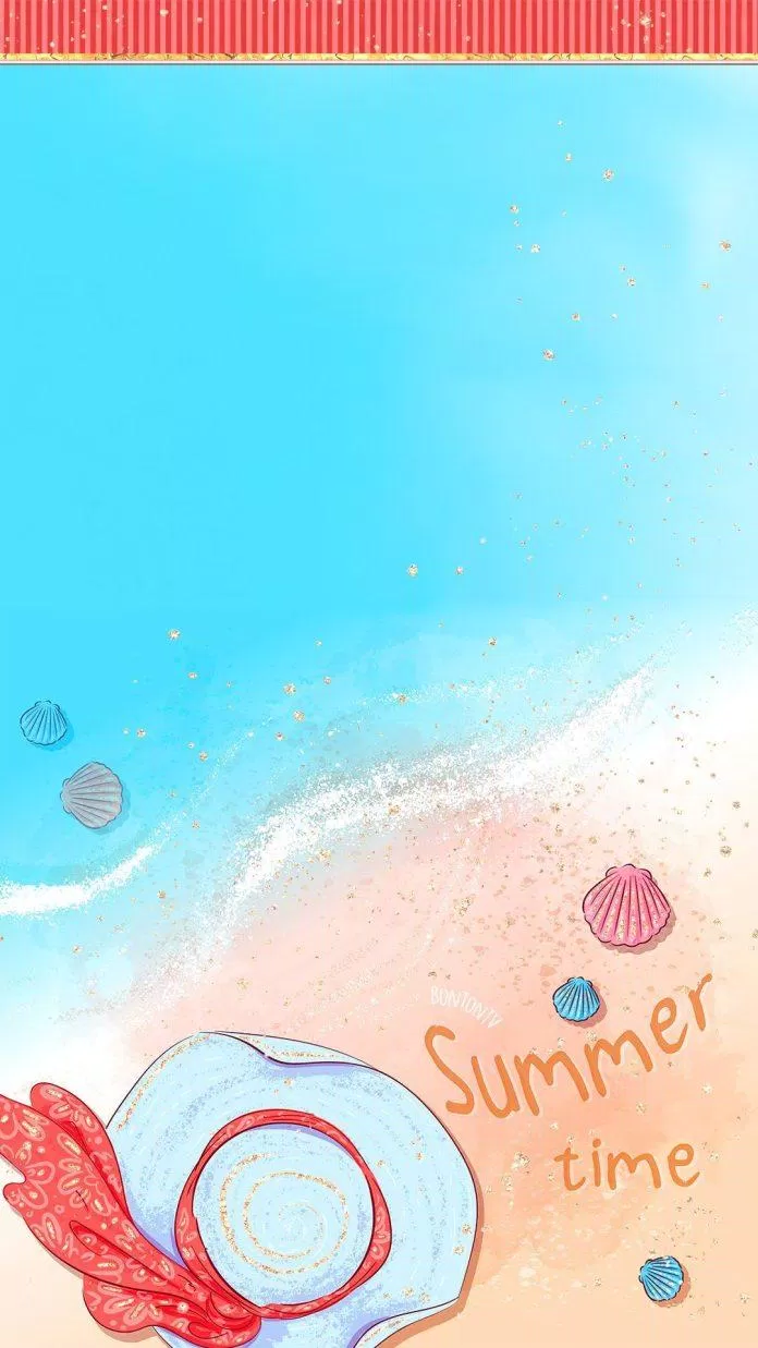 Hình nền điện thoại cute mùa hè (Ảnh: Internet)