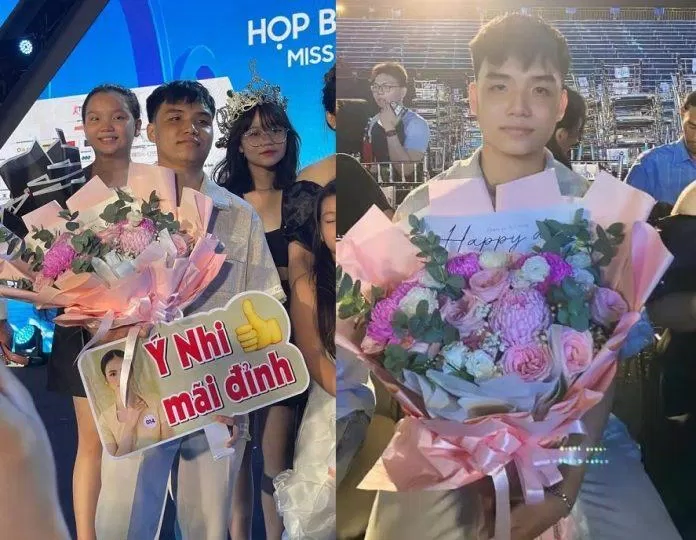 Hoa hậu Ý Nhi công khai bạn trai ngay sau khi đăng quang. (Ảnh: Internet)
