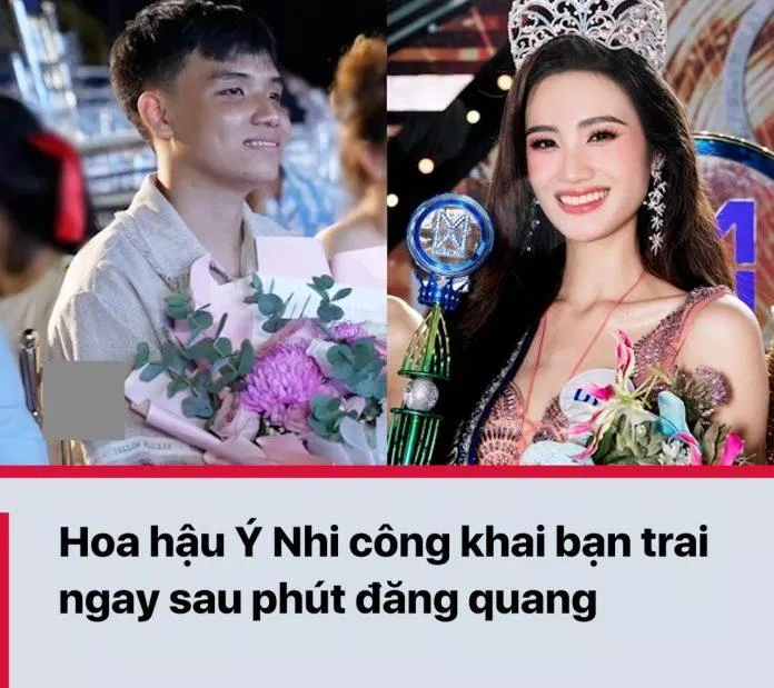 Hoa hậu Ý Nhi công khai bạn trai