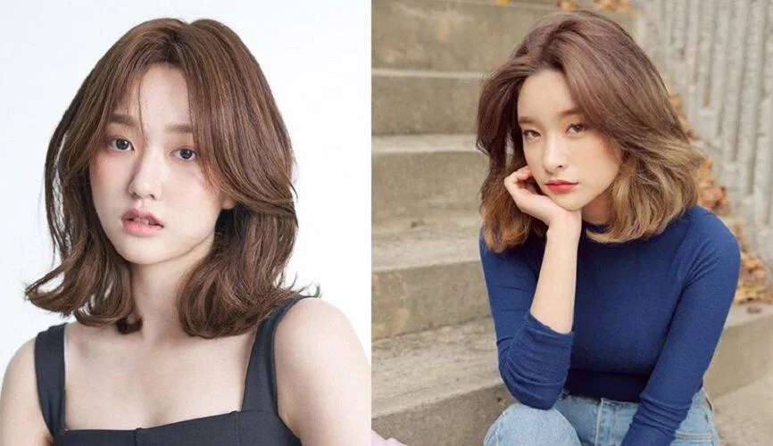 Gợi ý kiểu tóc ngắn layer nữ phù hợp với khuôn mặt kim cương. (Ảnh: Internet)