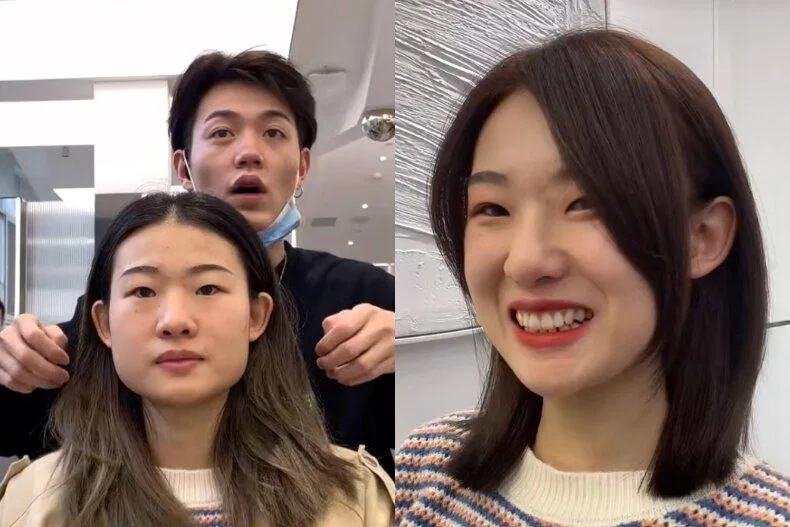 Gợi ý kiểu tóc ngắn layer nữ phù hợp với khuôn mặt vuông. (Ảnh: Internet)