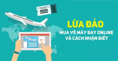 Cảnh báo lừa đảo vé máy bay online (Ảnh: Internet)