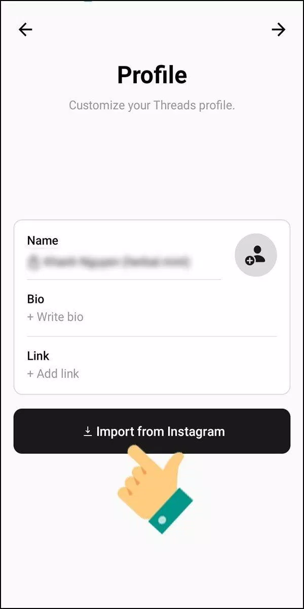 Hướng dẫn tạo tài khoản mxh Threads Meta (Ảnh: Internet)