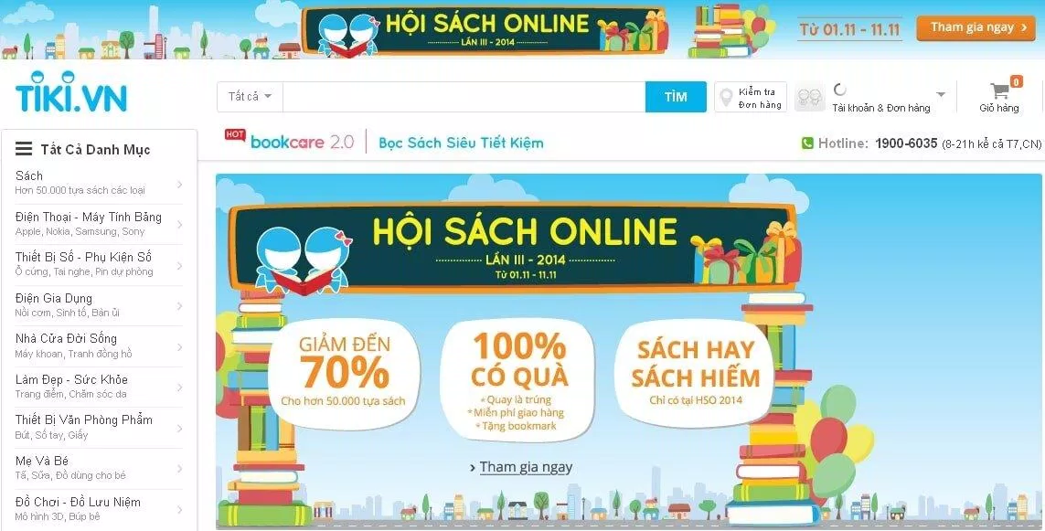 Sau một thời gian phát triển, đến nay, Tiki đã trở thành một trong những sàn TMĐT uy tín và được nhiều người tiêu dùng biết đến nhất tại Việt Nam (Ảnh: Internet) Sau một thời gian phát triển, đến nay, Tiki đã trở thành một trong những sàn TMĐT uy tín và được nhiều người tiêu dùng biết đến nhất tại Việt Nam (Ảnh: Internet)