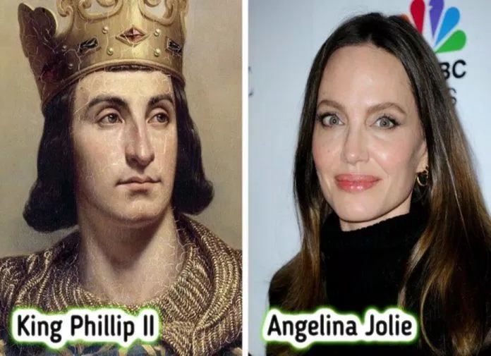 Angelina Jolie - vua Phillip II của Pháp