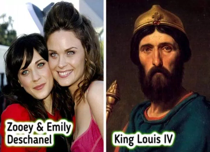 Chị em nhà Deschanel - Vua Louis IV của Pháp (Ảnh: Internet)