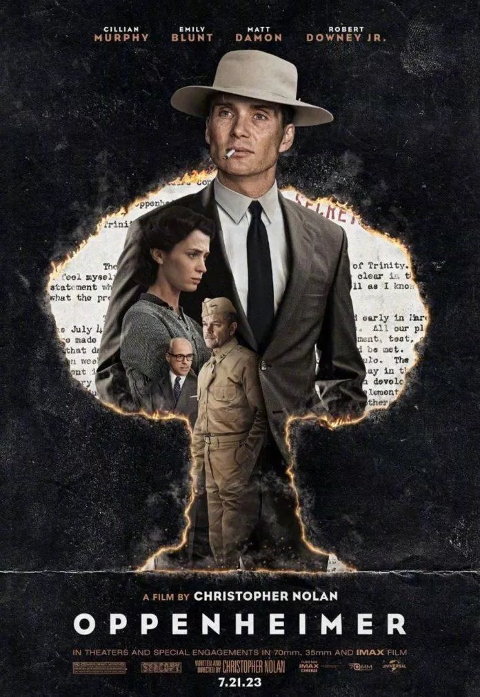 Poster phim Oppenheimer. (Ảnh: Internet) Poster phim Oppenheimer. (Ảnh: Internet)