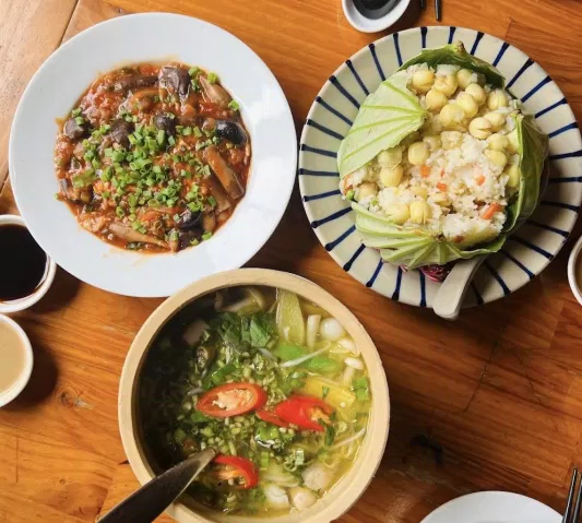 Nhà hàng chay Bếp Xanh An Duyên. (Nguồn ảnh: Internet)