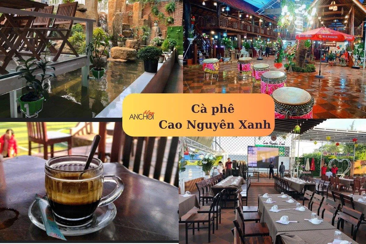 Cà phê Cao Nguyên Xanh. (Ảnh: BlogAnChoi)