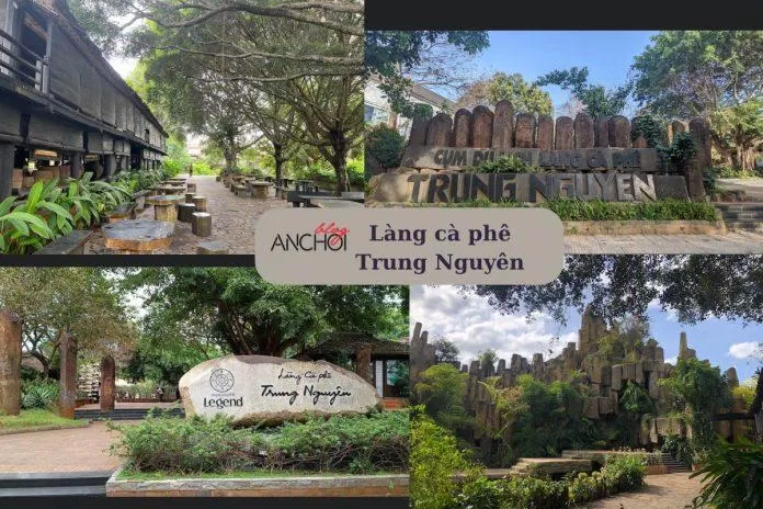 Làng cà phê Trung Nguyên. (Ảnh: BlogAnChoi)