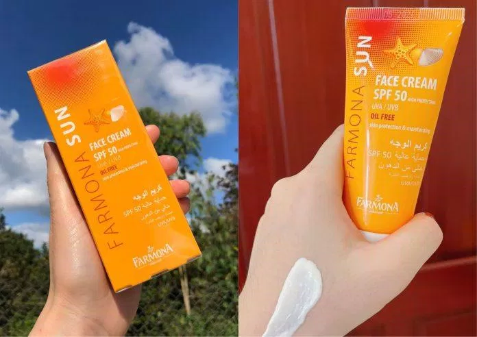 Dòng kem chống nắng Farmona Sun Face Cream Oil Free mang lại hiệu quả chống nắng tốt (Ảnh: Internet).