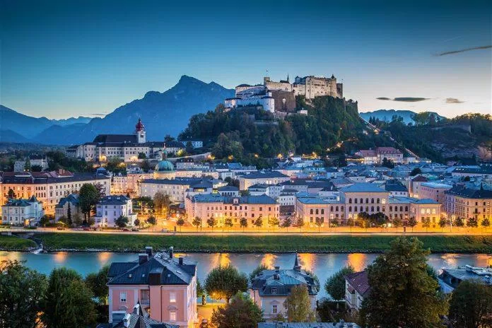 Thành phố Salzburg - nguồn: Internet