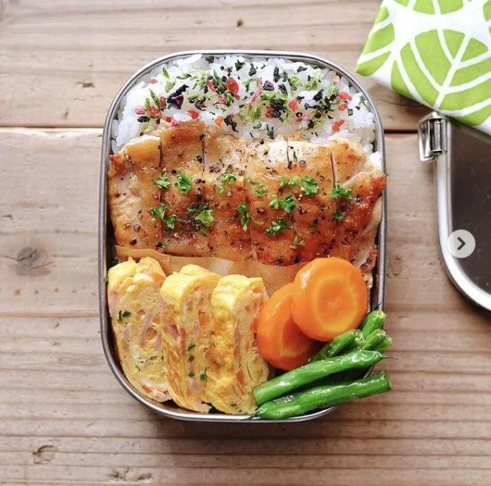 Thực đơn "Bento tình yêu" ngon - bổ - rẻ (Ảnh: Pinterest)