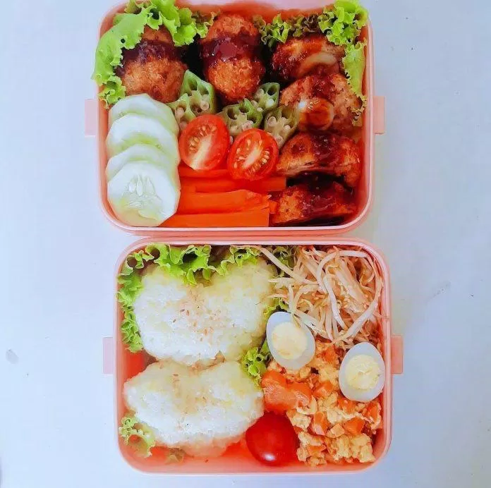 Thực đơn "Bento tình yêu" ngon - bổ - rẻ (Ảnh: Trần Huyền Châu)