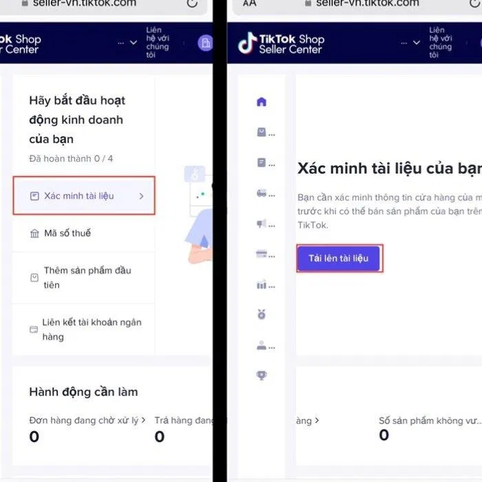 Các bước đăng ký tài khoản Tiktok shop (Ảnh: Internet) Các bước đăng ký tài khoản Tiktok shop (Ảnh: Internet)
