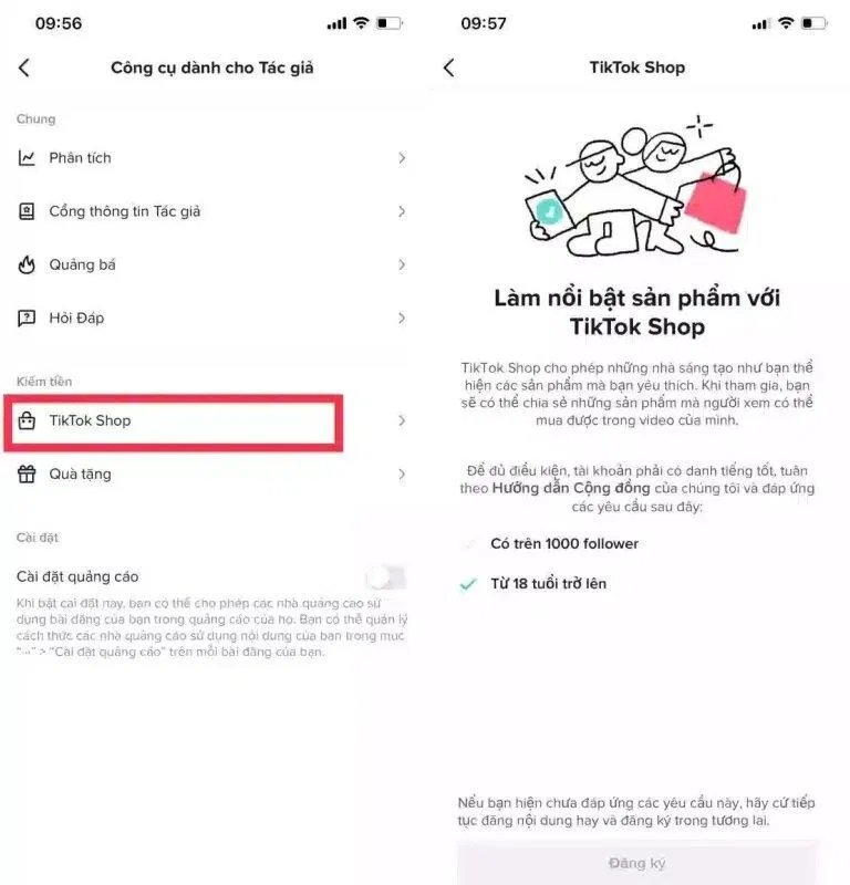 Cách liên kết TikTok Shop với tài khoản cá nhân (Ảnh: Internet) Cách liên kết TikTok Shop với tài khoản cá nhân (Ảnh: Internet)