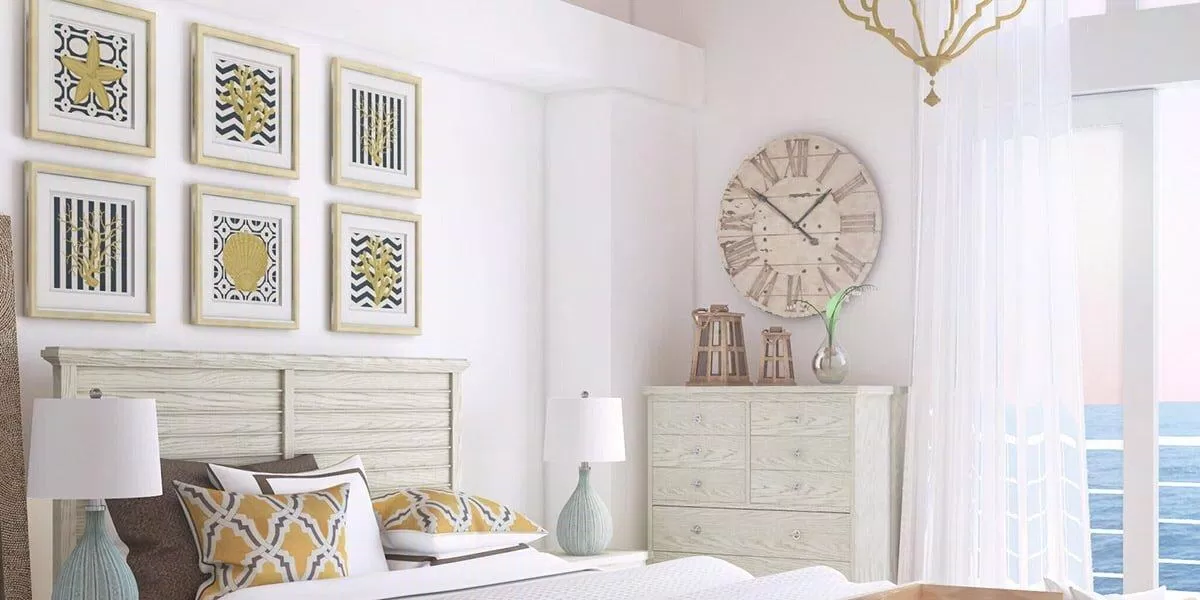 Vị trí treo đồng hồ ở phòng ngủ