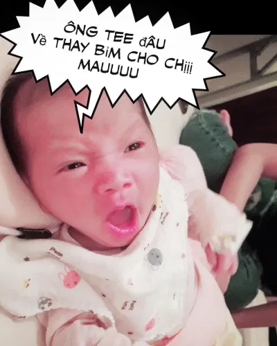 Biểu cảm đáng yêu của Cici (Nguồn: Intenet) Biểu cảm đáng yêu của Cici (Nguồn: Intenet)