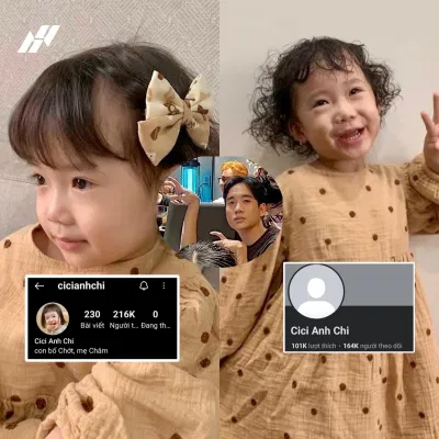 Con số Follow khủng của Cici trên 2 nền tảng Facebook và Instagram (Nguồn: Internet) Con số Follow khủng của Cici trên 2 nền tảng Facebook và Instagram (Nguồn: Internet)